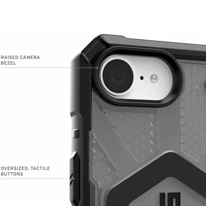 UAG - UAG iPhone 16e Mobilskal MagSafe Pathfinder Clear - Ash