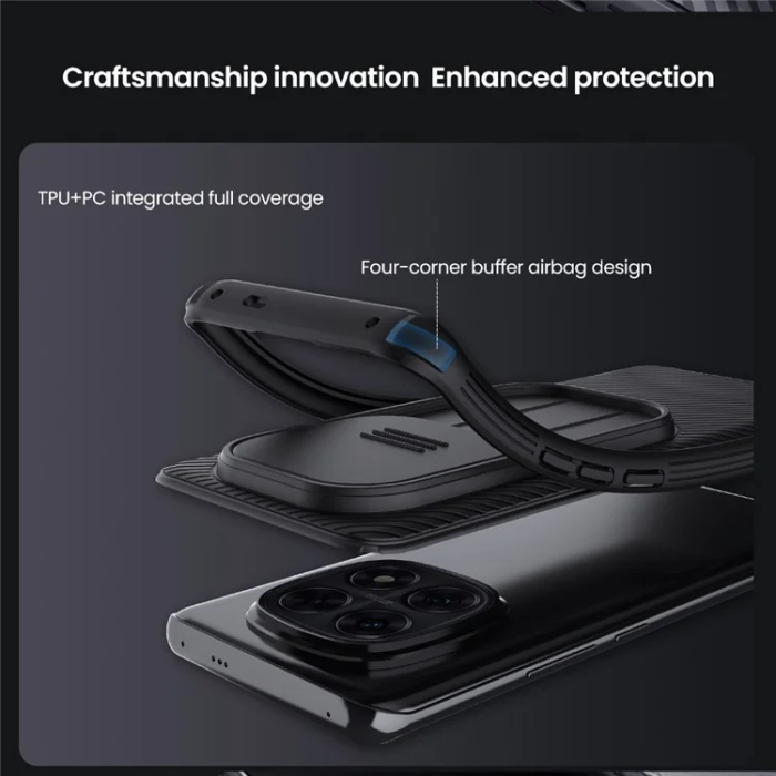 Nillkin - Nillkin Xiaomi Redmi Note 14 Pro 5G Mobilskal Camshield Pro