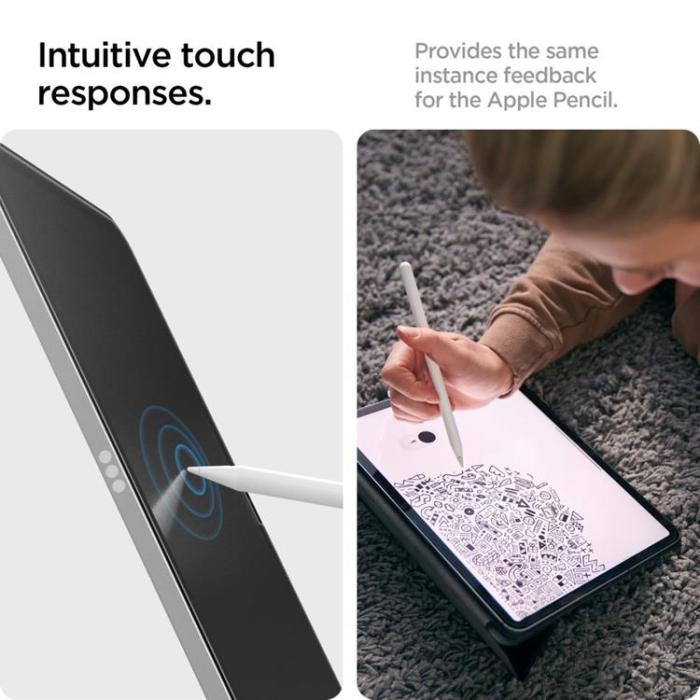 UTGATT - Spigen iPad Pro 12.9 (2020/2021/2022) Skärmskydd Touch Pro - Clear