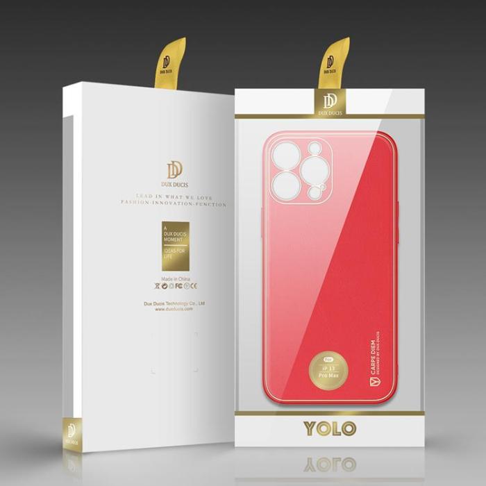 Dux Ducis - Dux Ducis Yolo Elegant Skal iPhone 13 Pro Max - Röd