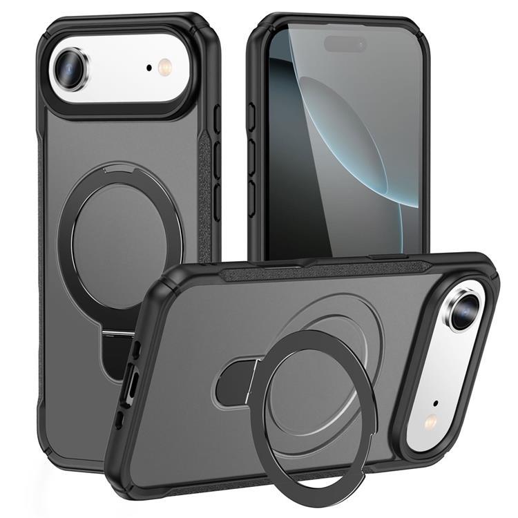 iPhone Air Mobilskal MagSafe Rotating Kickstand - Svart | 2353 | AlltMobil