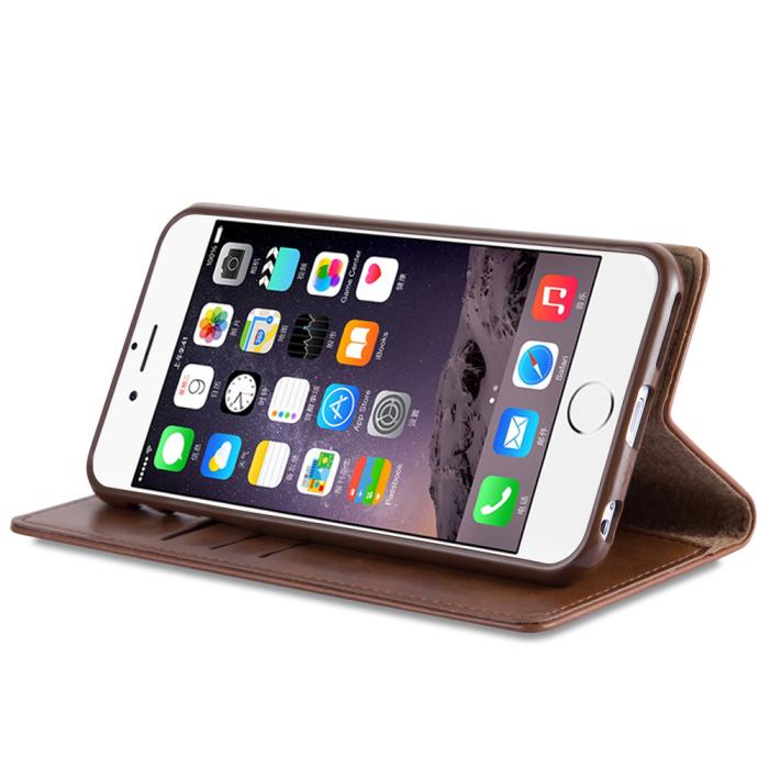 UTGATT1 - CoveredGear iPhone 6(S) Plus plånboksfodral Discover- Brun