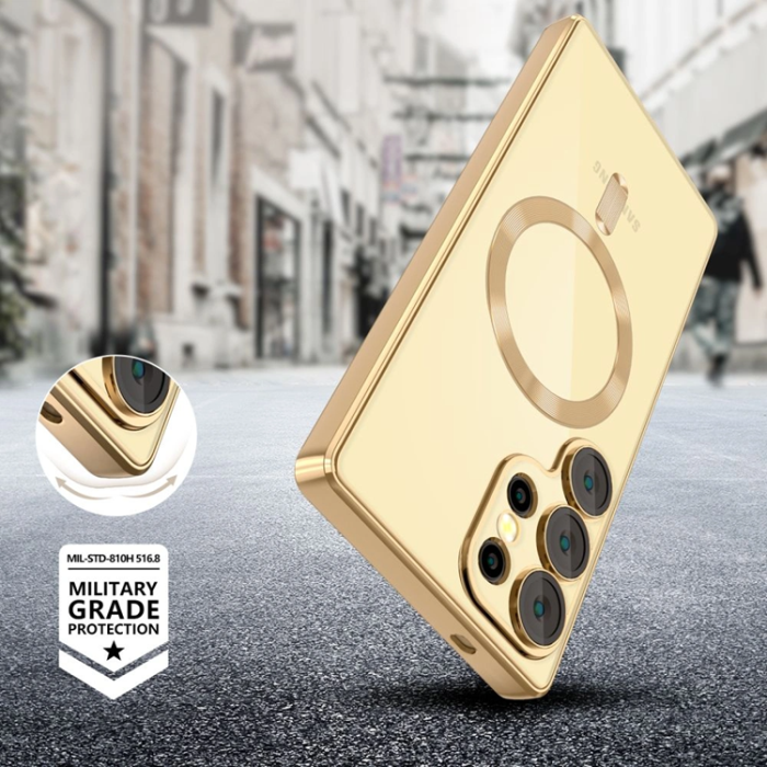Tech-Protect - Tech-Protect Mobilskal För Galaxy S26 Magsafe Magflex - Shiny Guld