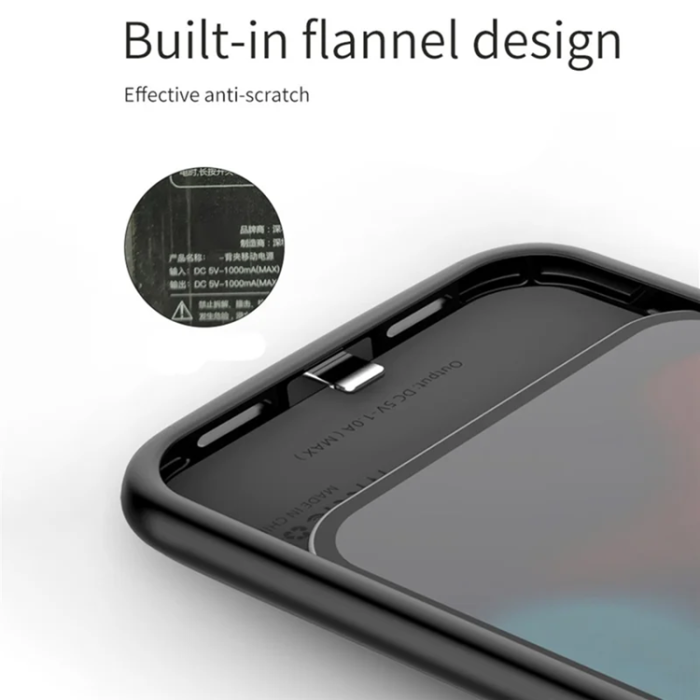 A-One Brand - iPhone 13 Batteriskal Magsafe 7000mAh B98 - Svart