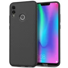OEM - Twill Texture Flexicase Skal till Huawei P Smart (2019) / Honor 10 Lite - Svart