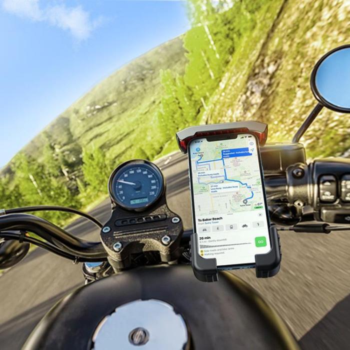 Wozinsky - Wozinsky Metall Cykel Smart Phonehållare För Styre - Svart