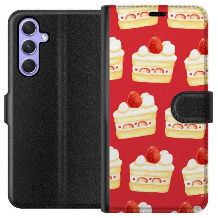 iSecrets - Plånboksfodral till Samsung Galaxy A54 med Tårta