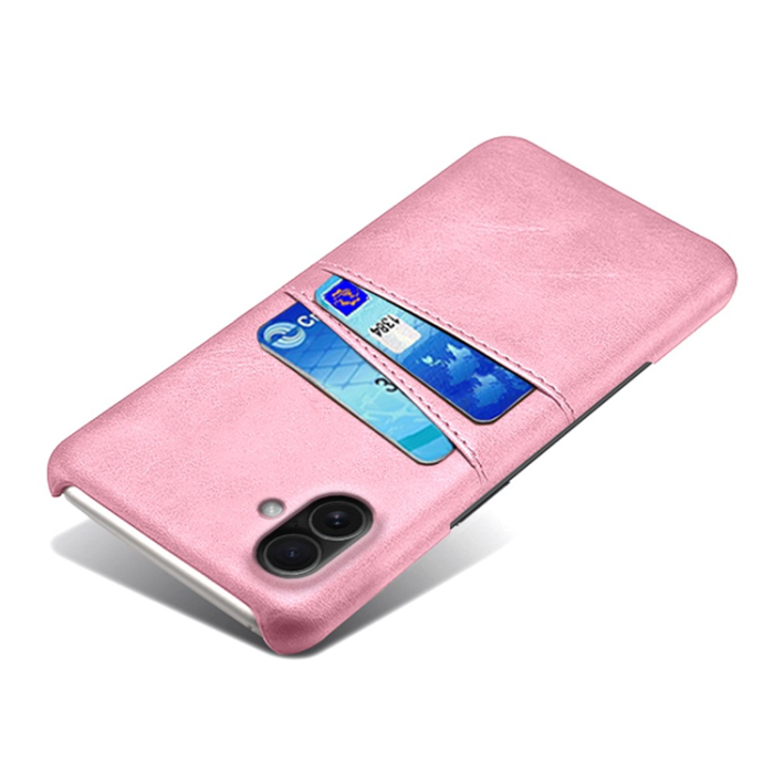 A-One Brand - iPhone 17 Mobilskal Korthållare Dual - Roséguld