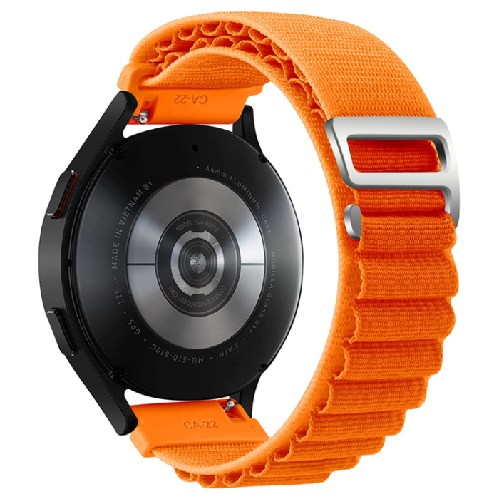 KALEBOL - Kalebol Galaxy Watch 6/6 Classic Armband Nylon - Orange
