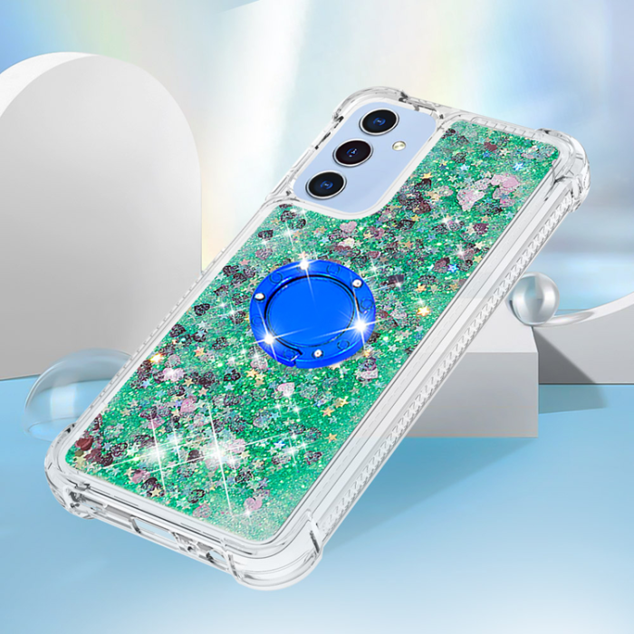 A-One Brand - Galaxy A17/A26 Mobilskal Kickstand Quicksand TPU - Grön