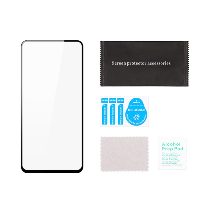 Dux Ducis - Dux Ducis Xiaomi 12 Lite Härdat Glas Skärmskydd 9H Frame 9D - Svart