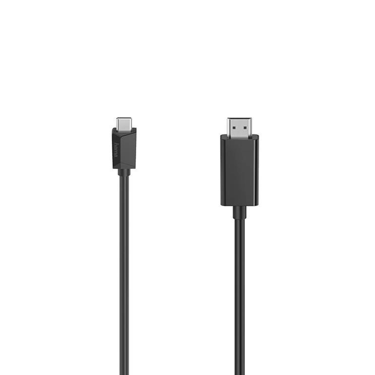 Hama Kabel USB-C till HDMI Ultra-HD 1.5m - Svart | 1867 | AlltMobil