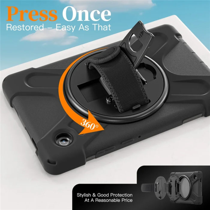 A-One Brand - Galaxy Tab A11 Skal Kickstand Silikon Axelrem