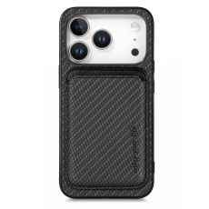 A-One Brand - iPhone 17 Pro Mobilskal Detachable Korthållare - Svart
