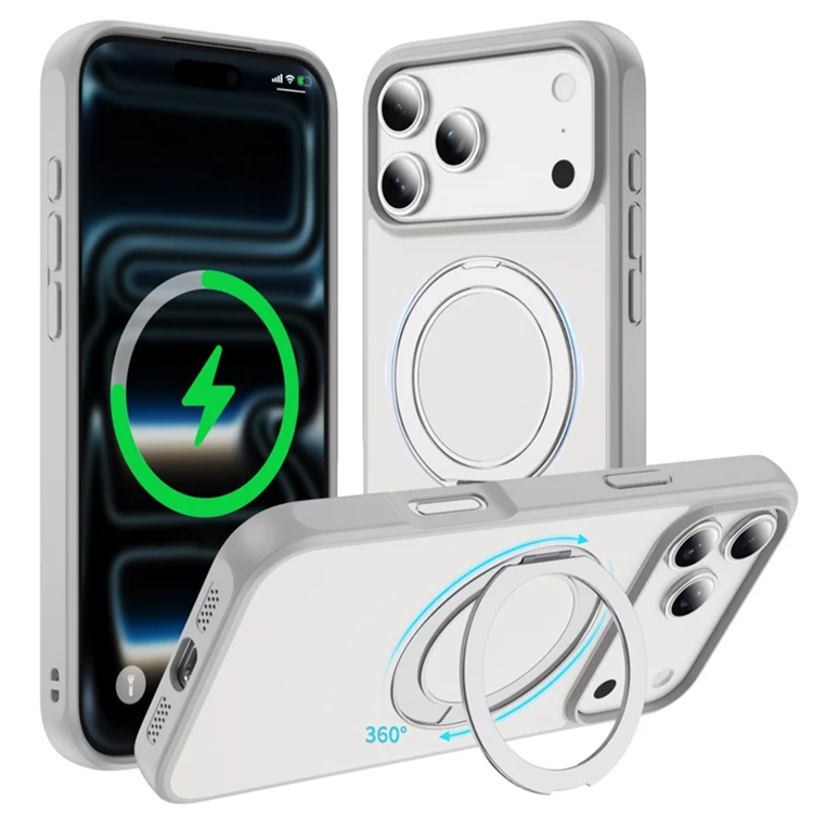 Mobilskal till iPhone 17 Pro Anti Drop Kickstand - Vit (Vit) | 2353 | AlltMobil