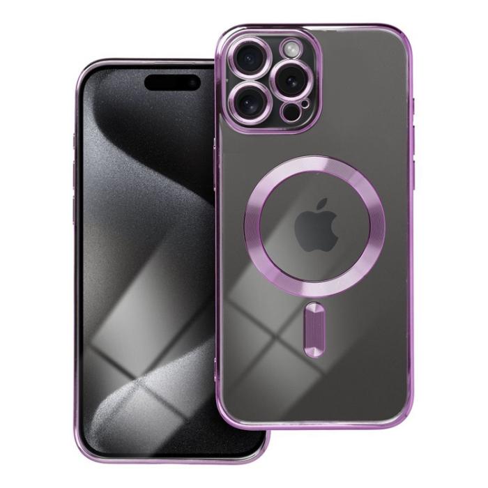 OEM - iPhone 15 Pro Mobilskal Magsafe Electro - Lila