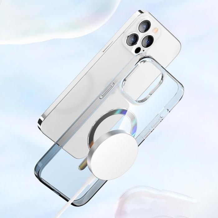 UTGATT - Kingxbar iPhone 13 Pro Skal Magsafe PQY Pure - Grå