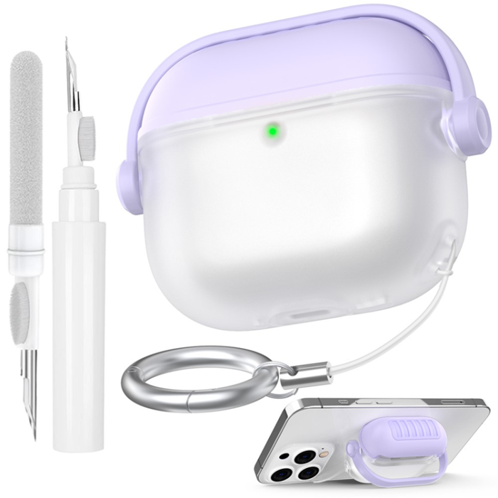 AHASTYLE - AHASTYLE AirPods 4 Skal Silikon WG174 - Lila