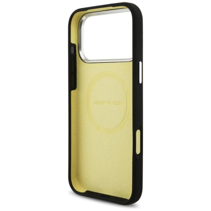 Mercedes - AMG iPhone 17 Pro Max Mobilskal MagSafe Silikon Oversize Rhombs - Svart