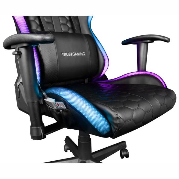 Trust - TRUST GXT 716 Rizza RGB LED Gaming Chair