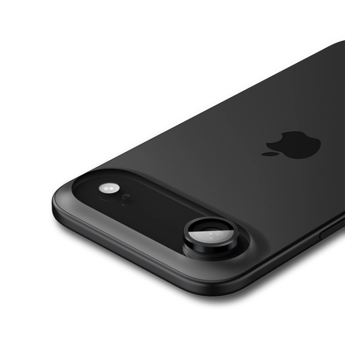 Spigen - [2-pack] Spigen iPhone Air Härdat Glas Kameraskydd EZ Fit - Svart