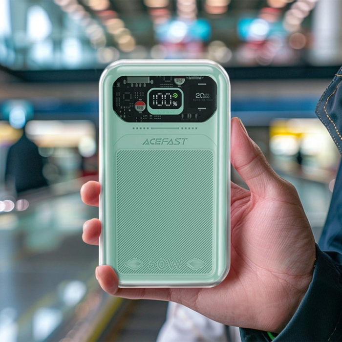 Acefast - Acefast Powerbank 20000mAh 30W Sparkling Series M2 - Grön