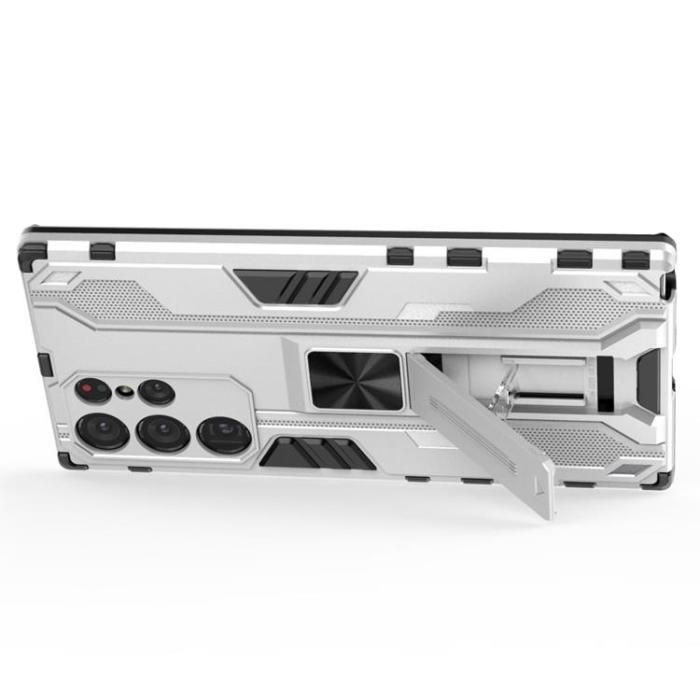 OEM - ShockProof Kickstand Skal Galaxy S22 - Vit