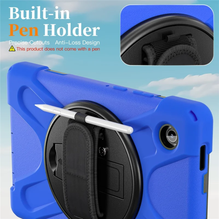 A-One Brand - Mobilskal till Galaxy Tab A11 Kickstand Silikon Axelrem