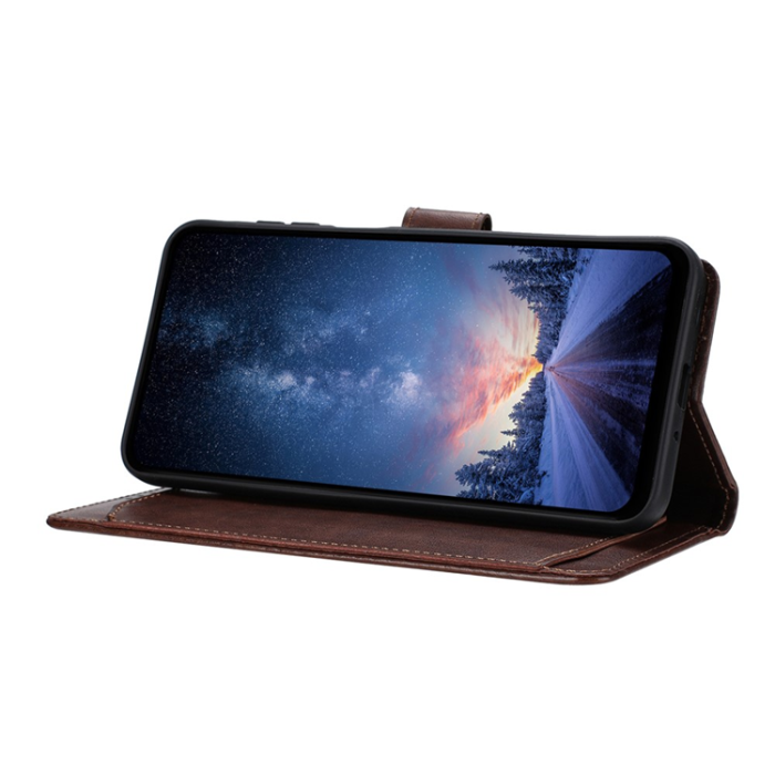 A-One Brand - iPhone 17 Pro Max Plånboksfodral Folio - Coffee
