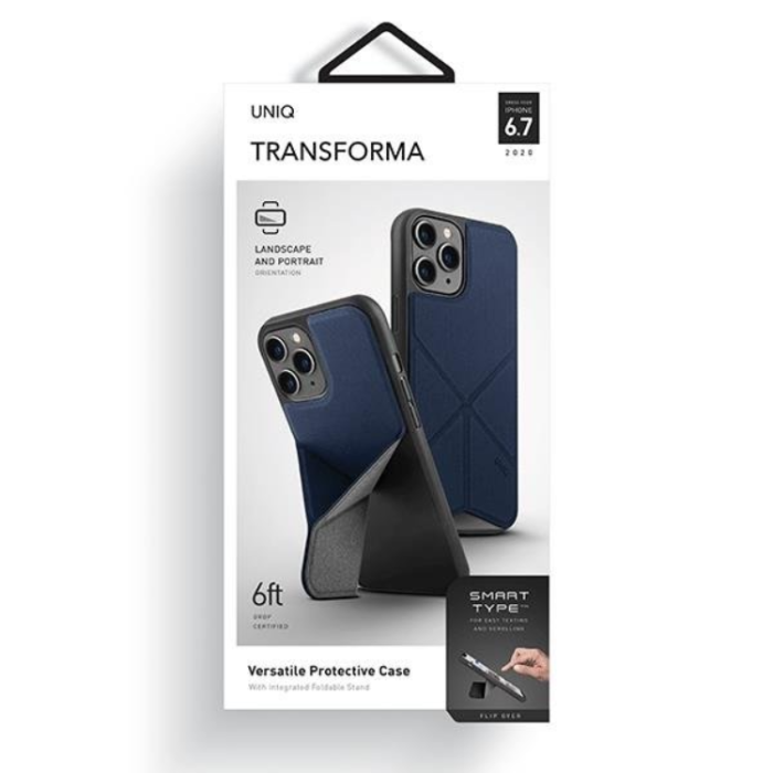 UNIQ - UNIQ iPhone 12 Pro Max Mobilskal Transforma - Blå