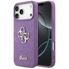 Guess - Guess iPhone 17 Pro Max Mobilskal Fixed Glitter Big 4G - Lilac
