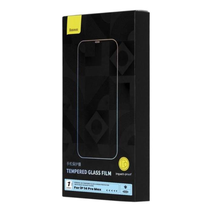 BASEUS - Baseus iPhone 14 Pro Max Härdat Glas Skärmskydd