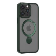 OEM - Joy Shark Mag iPhone 15 Plus Marinblå Grön Skal