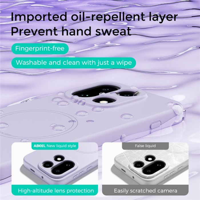 ABEEL - ABEEL OnePlus 15 Mobilskal MagSafe Silikon Skin Touch