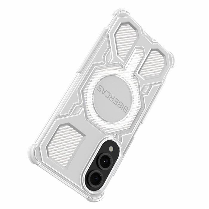 BIBERCAS - BIBERCAS Galaxy S25 Edge Mobilskal MagSafe J-16 - Lila