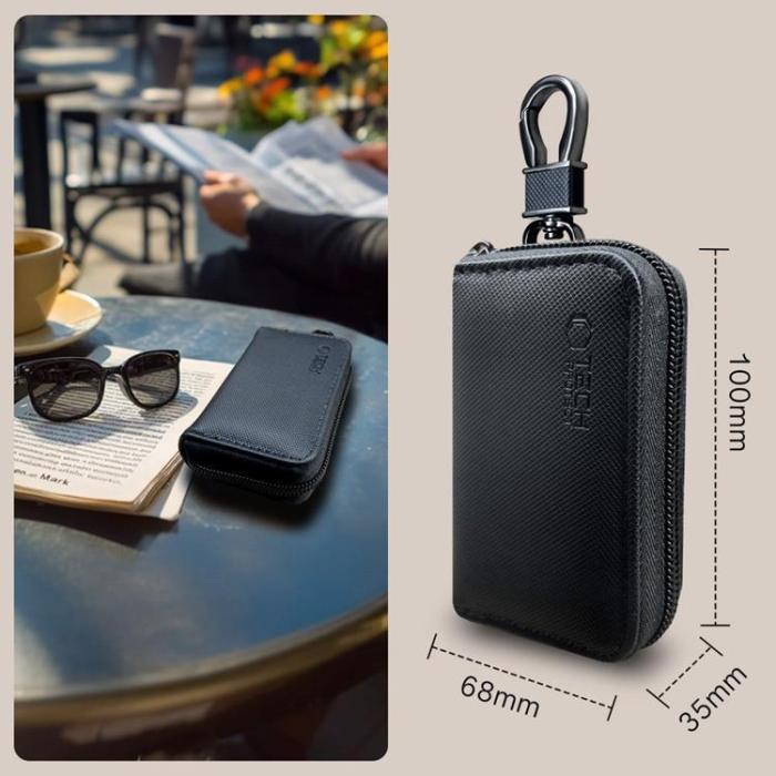 Tech-Protect - Tech-Protect KLR300 RFID-skydd / Faraday-fodral för keyless bilnyckel – Svart