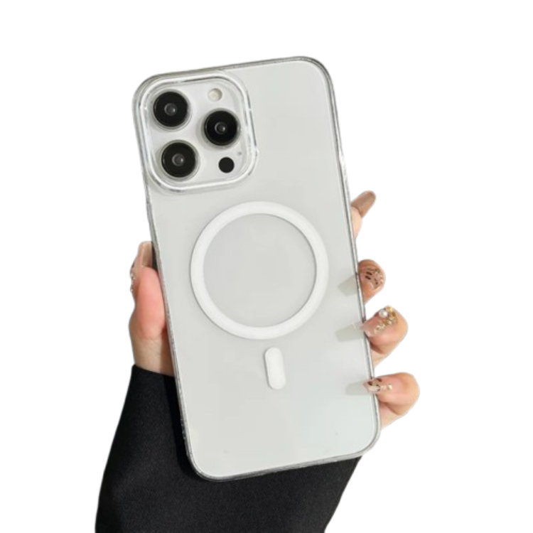 iPhone 15 Pro Max Mobilskal MagSafe Compatible Protective - Vit (Vit) | 2353 | AlltMobil