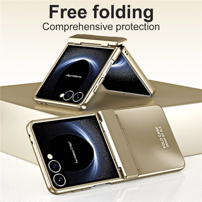 A-One Brand - Galaxy Z Flip 7 Mobilskal Electroplating - Guld