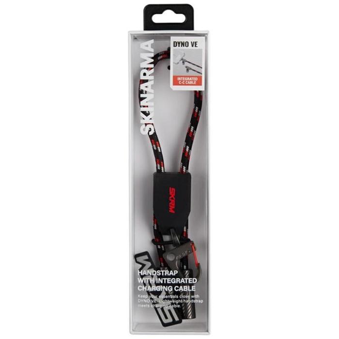 Skinarma - Skinarma 2in1 USB-C Till USB-C Kabel Handled Lanyard Dyno Ve - Svart