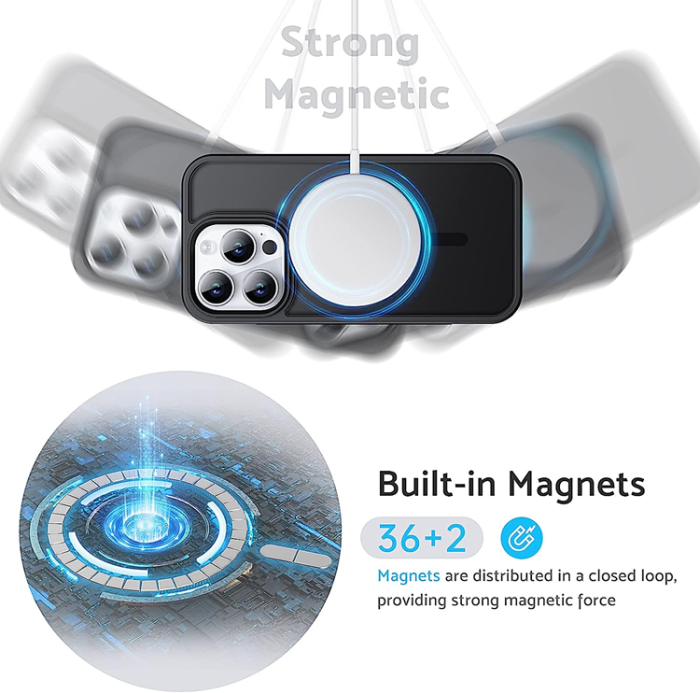Boom of Sweden - BOOM iPhone 14 Pro Max Mobilskal Magsafe Frosted - Svart