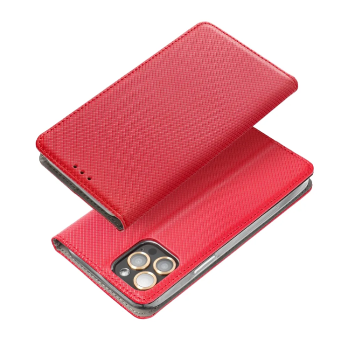 OEM - Xiaomi Redmi 14C Plånboksfodral Smart - Röd