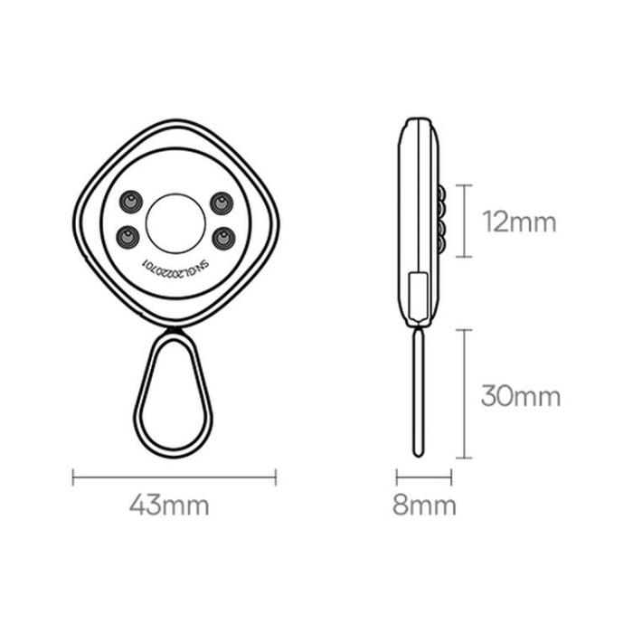 BASEUS - Baseus Hidden Kamera Heyo Detector - Vit