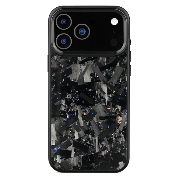 A-One Brand - iPhone 17 Pro Mobilskal MagSafe Aramid Fiber Large - Blå/Guld