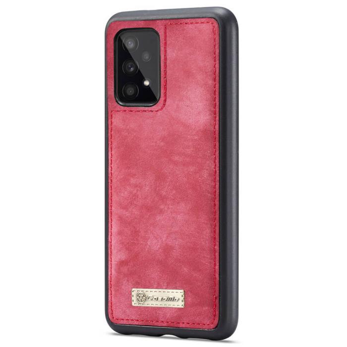 Caseme - CASEME 2-in-1 Plånboksfodral Samsung Galaxy A53 5G Detachable - Röd