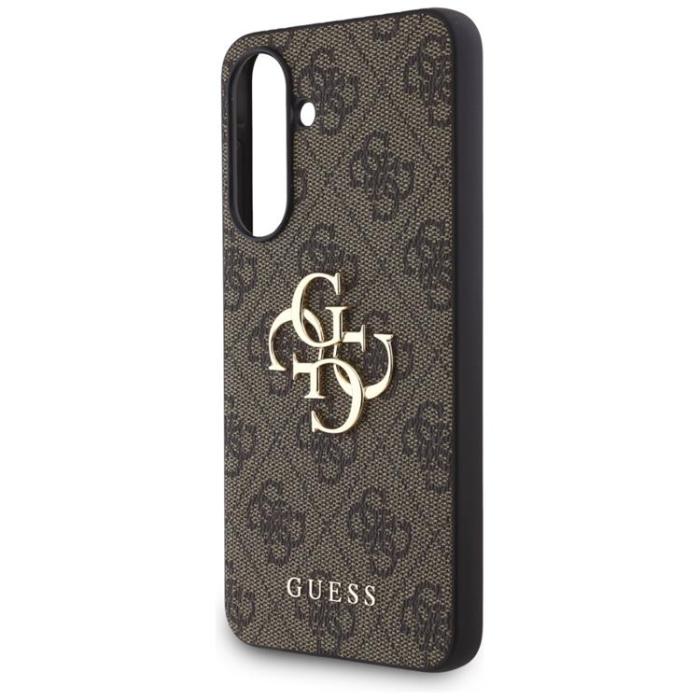 Guess - Guess Galaxy A56 Mobilskal Big 4G Logo Classic Logo - Brun