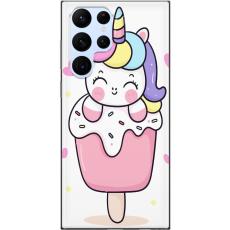 iSecrets - Mobilskal till Samsung Galaxy S22 Ultra 5G med Glad enhörning