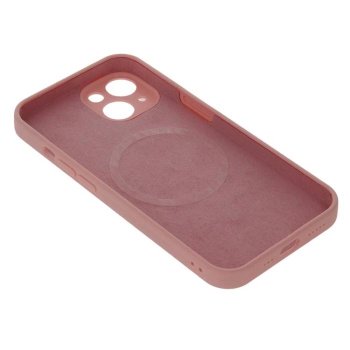 OEM - iPhone 14 Mobilskal MagSafe Invisible - Pastellrosa