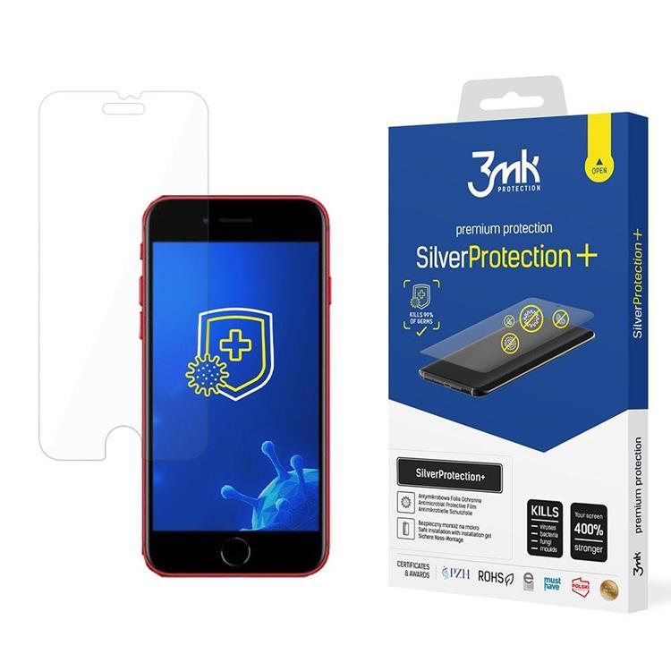 3mk iPhone SE (2020/2022) Plastfilm skärmskydd Silver Protection+ | 5468 | AlltMobil
