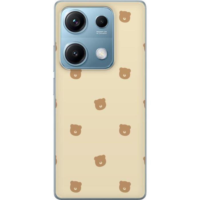 iSecrets - Mobilskal till Xiaomi Redmi Note 14S med Björnmönster