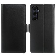 OEM - Pl&aring;nboksfodral f&ouml;r Samsung Galaxy S26 Konstl&auml;der Magnetisk - Svart